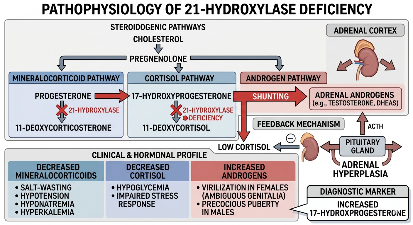 U01.17.090 21-Hydroxylase Deficiency: Congenital Adrenal Hyperplasia ...
